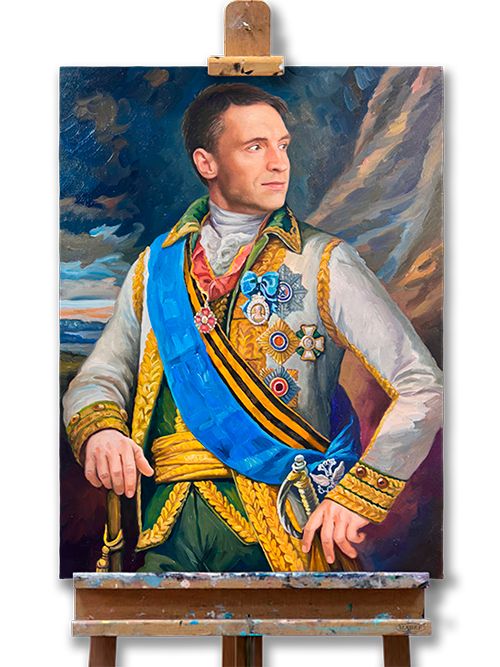 Портрет в образе маслом