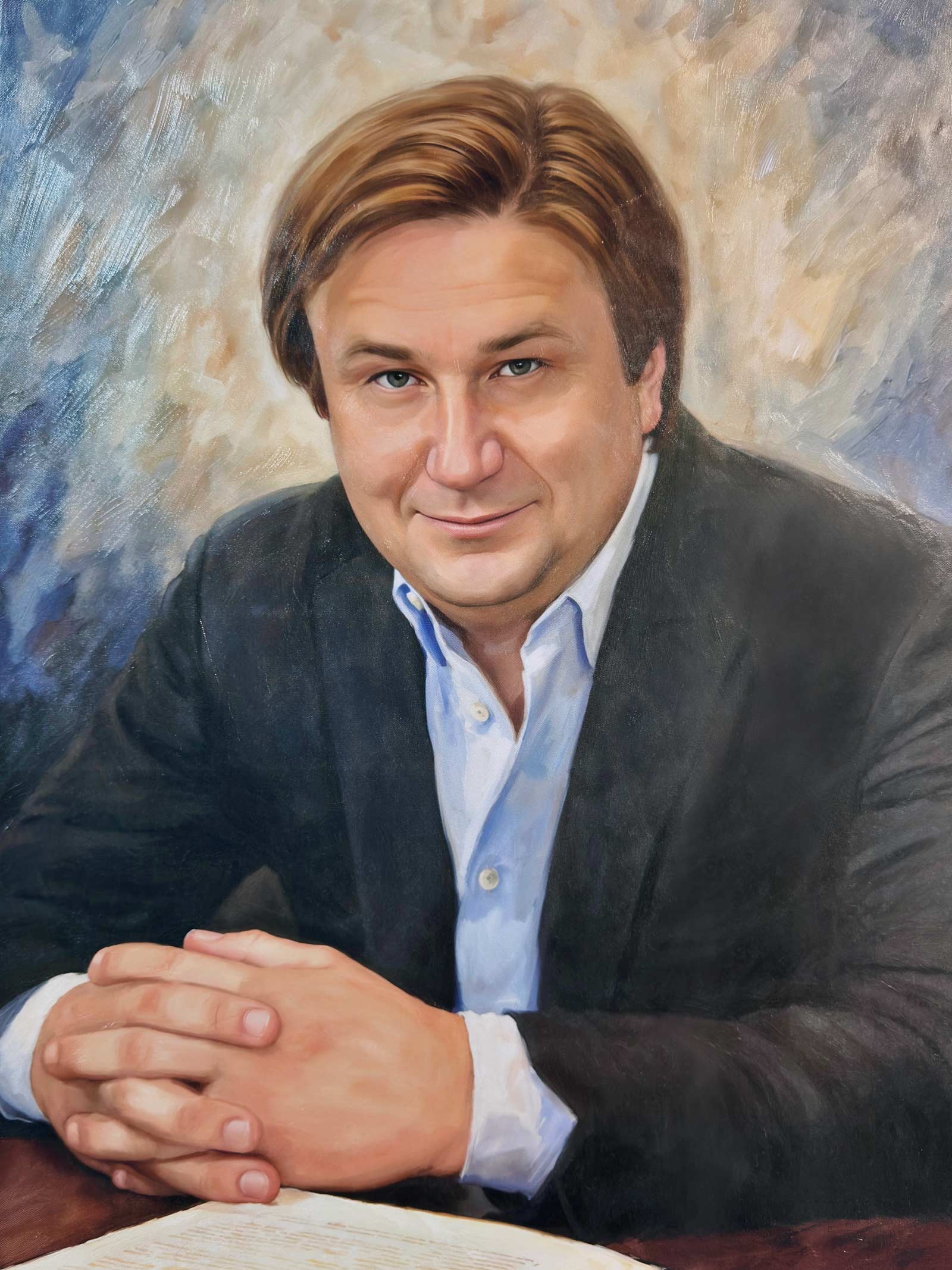 Портрет начальника «имитация живописи»