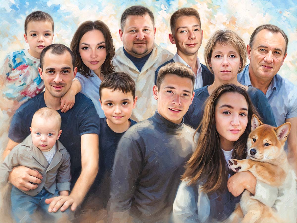 Заказать шарж по фото