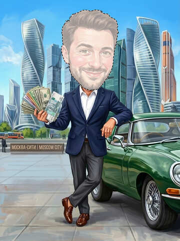Шарж на тему авто