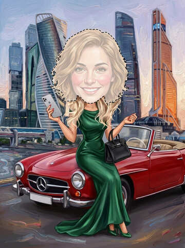 Шарж на тему авто
